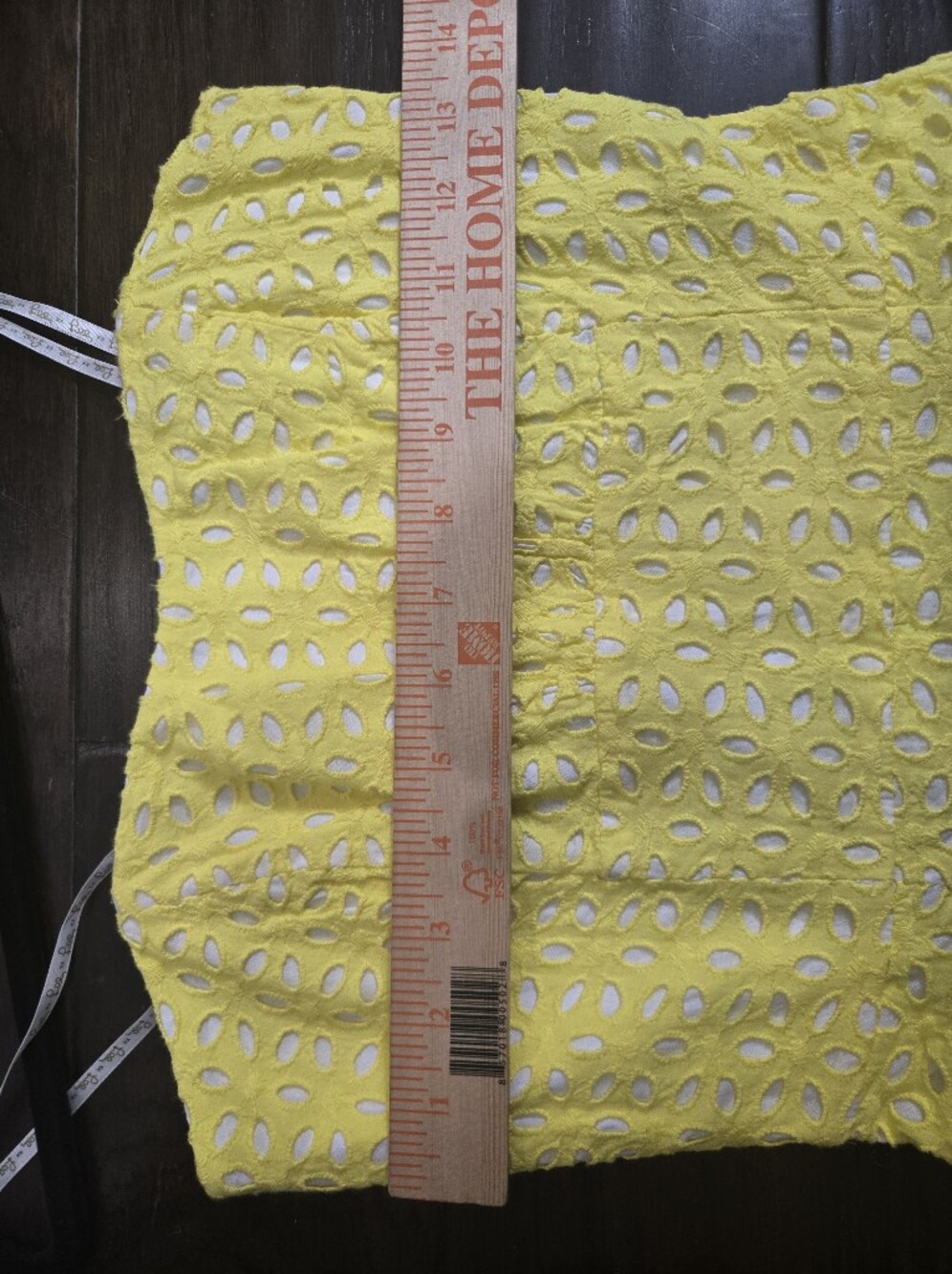 Lilly Pulitzer Blossom Strapless Eyelet Dress Pineapple Juice Yellow Size 0 - Picture 8 of 10